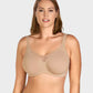 ⏰LAST DAY 64% OFF 💐Women's Elegant Sheer Full Coverage Plus Size Bra, Breathable Mesh Large Size Lingerie, Support Comfort Everyday Bra
