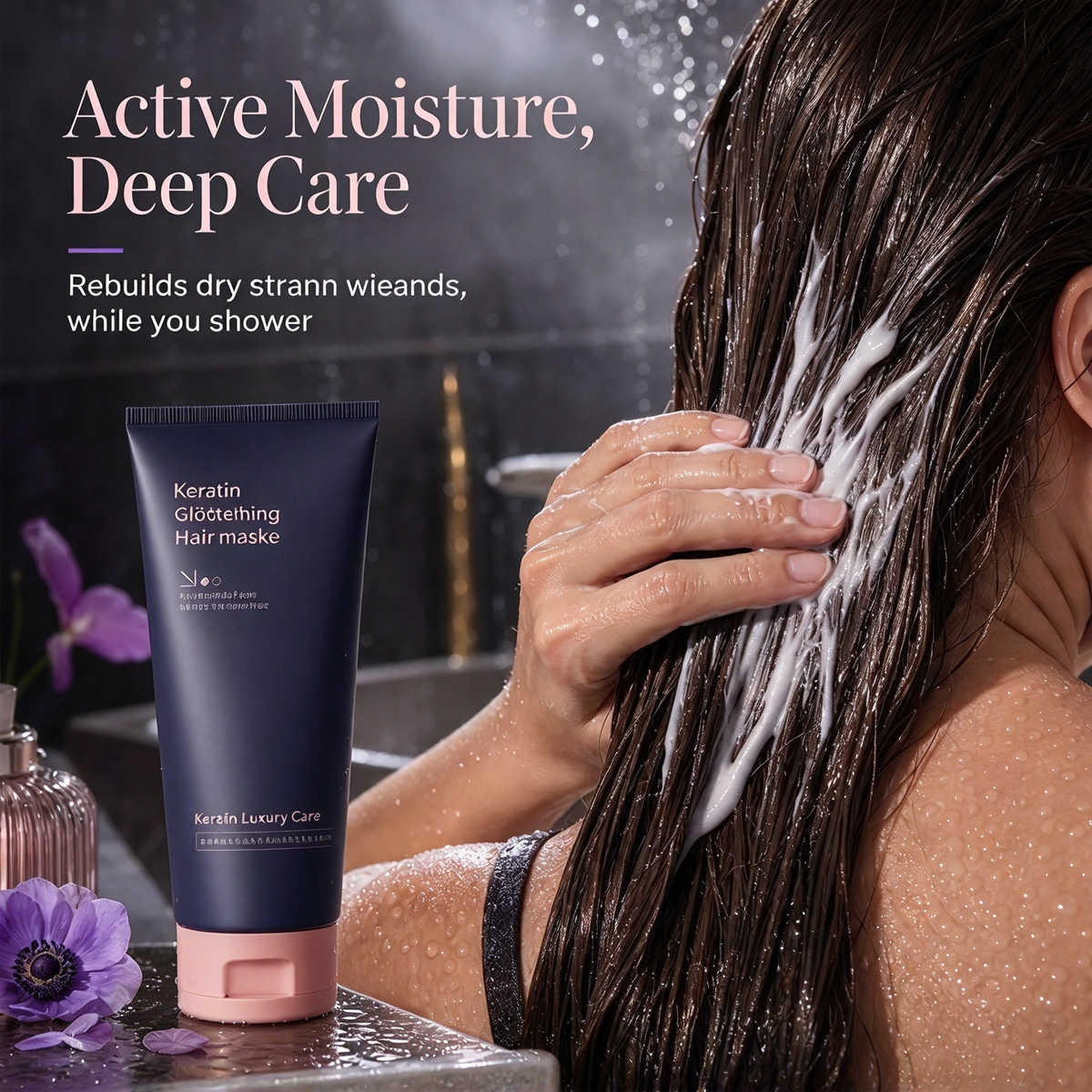 🧼 69% OFF 💇 Keratin Smoothing Hair Mask 320ml Nourishing & Repairing Treatment for Dry, Frizzy & Damaged Hair 🧴