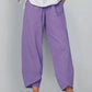 👖50% OFF NOW!✨Vintage Asymmetrical Elastic Waist Pockets Pants – Unique Design, Comfortable Fit & Functional Style🌸