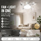 ⏰🔥LIMITED TIME 50% OFF!🔥50K+ SOLD!💡Foldable Socket Ceiling Fan Light with Remote, Energy-Saving Cooling & Lighting for Bedroom & Home