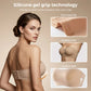 ⛱️Last Day Special Price ＄16.99!!💞Womens Strapless Bras Push Up Bandeau Bra Non Slip Wireless Supportive Padded Bras Seamless Comfortable Tube Jelly Bra