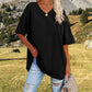 🌷2026 Summer Sale 50% OFF☀️Women's Summer Half Sleeve Casual Loose Fit Cotton Tunic T-shirt