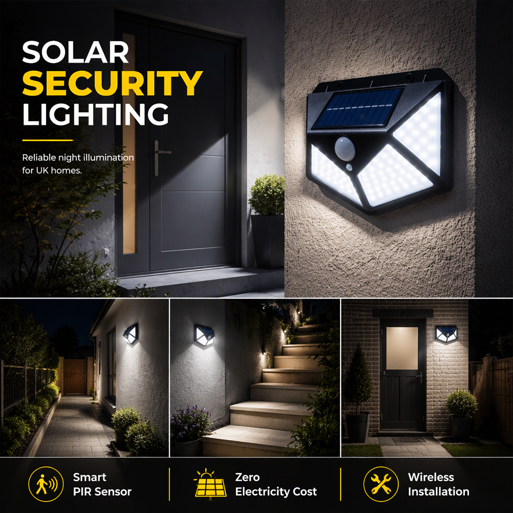🏠🛡️ IP65 Waterproof & Motion-Activated — Perfect for Gardens, Walls & Pathways 💪
