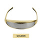Protective One-Piece Mirror Welding Goggles - clarioy