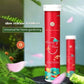 Red tube of slow release fertilizer for home gardening, clarioy garden supplies, outdoors