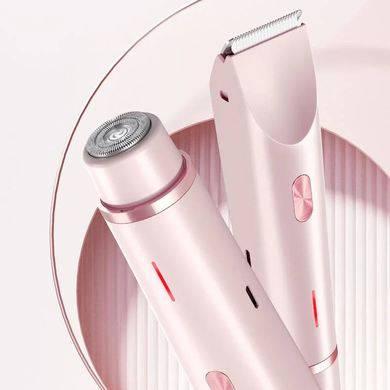 ✨Best Seller 50%OFF🔥IPX7 Waterproof Dual-head Shaver 💖1 Set Rechargeable 2 in 1 Body & Facial Hair Removal