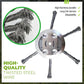 High-quality twisted steel wire brush head for auto tools, durable and long-lasting