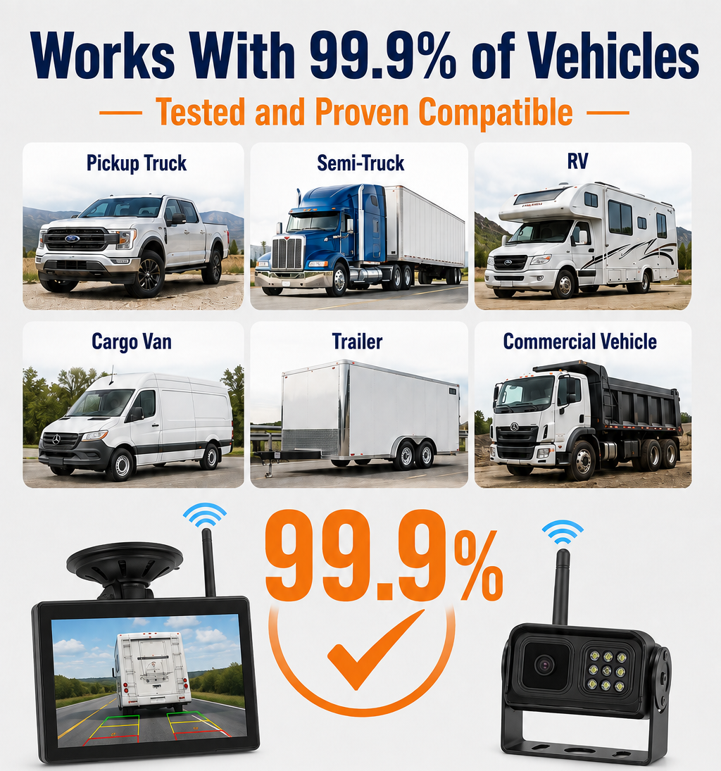🔥🎁New 50% DISCOUNT🔥Wireless rear camera system in 1080p HD
