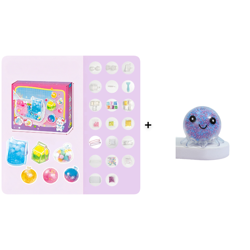 ⏰🔥LIMITED TIME 50% OFF!🔥50K+ SOLD! 🧁DIY Fried Ice Squishy Toy Kit with Cat Claw Design for Kids