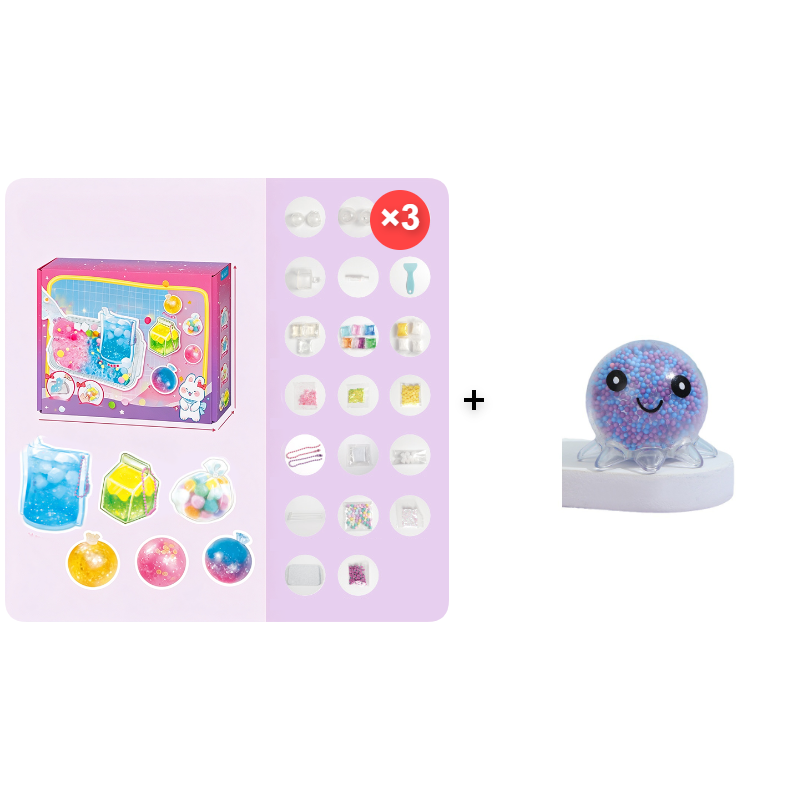 ⏰🔥LIMITED TIME 50% OFF!🔥50K+ SOLD! 🧁DIY Fried Ice Squishy Toy Kit with Cat Claw Design for Kids