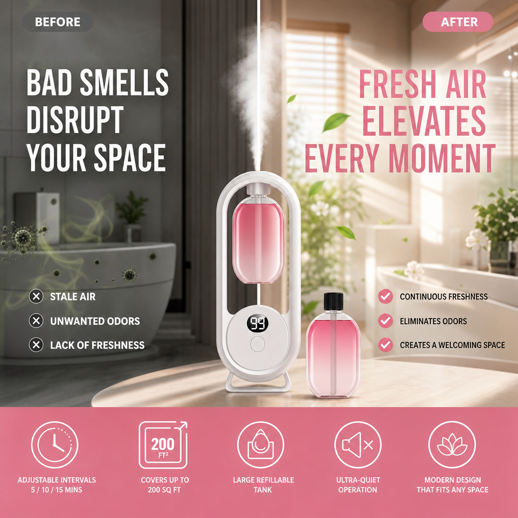 📢📢49% OFF !! ⏰Automatic Aromatherapy Diffuser