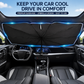 ⏰🔥LIMITED TIME 50% OFF!🔥50K+ SOLD! Upgraded Car Windshield Sun Shade Umbrella