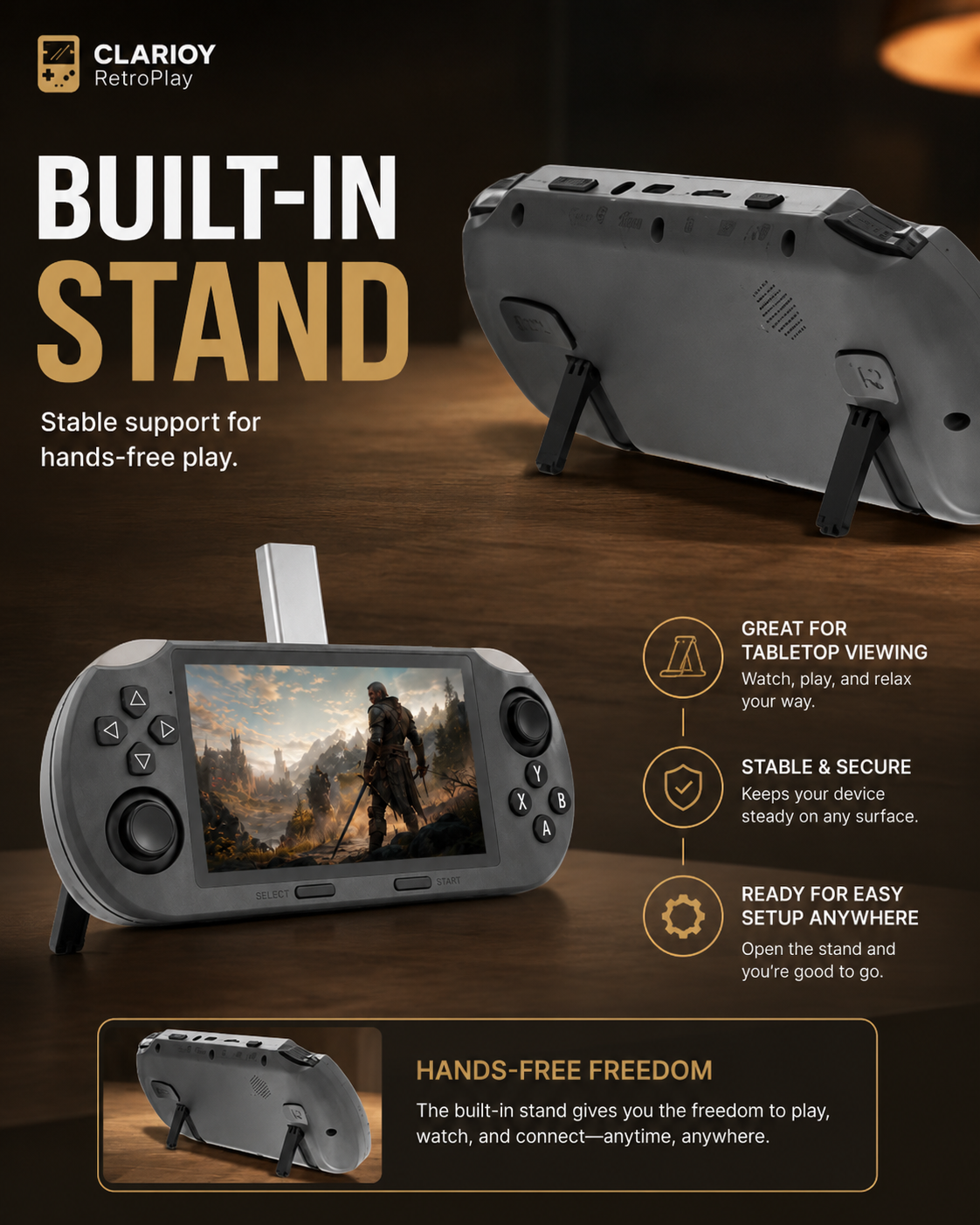 🔥Final Day Promotion-SF3000 Portable Handheld HD Gaming Console Set