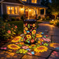 🔥SPECIAL OFFER 49% OFF-🌞Colorful solar-powered garden lantern with sunflower motif
