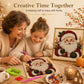 🎄✨DIY Christmas Pearl Diamond Painting Kit – 5 festive designs, 3D raised beads & display frame included. A sparkling holiday masterpiece for your wall! 🖼️🎨