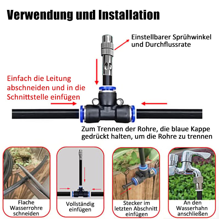 🌱50% OFF! 💧 Automatic Garden Irrigation System – 360° Adjustable, Misting, Water-Saving, Complete Set ✨