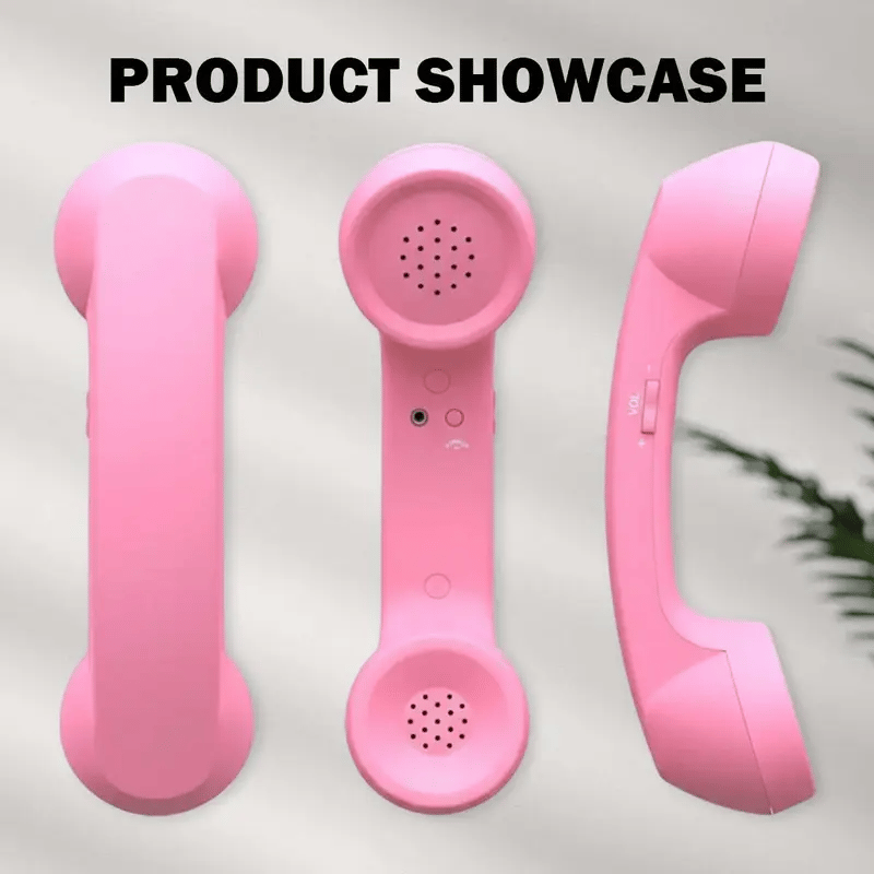 🤣 50% OFF! ✨ Retro Vintage Telephone Handset – Plug & Play Type-C Connection, HD Speaker & 1m Extension Cable – Up to 99% Less Radiation for Long Calls 📞