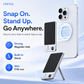 🔋 LIMITED-TIME 50% OFF! ✨ 3-in-1 Magnetic Portable Charger – Wireless, Built-in Stand, Slim 🍃