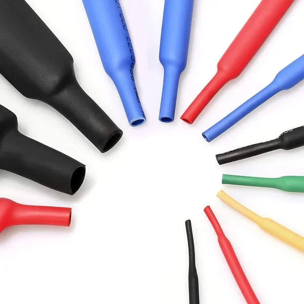 Assorted colored heat shrink tubing for auto electrical repair, toolkit accessories from clarioy