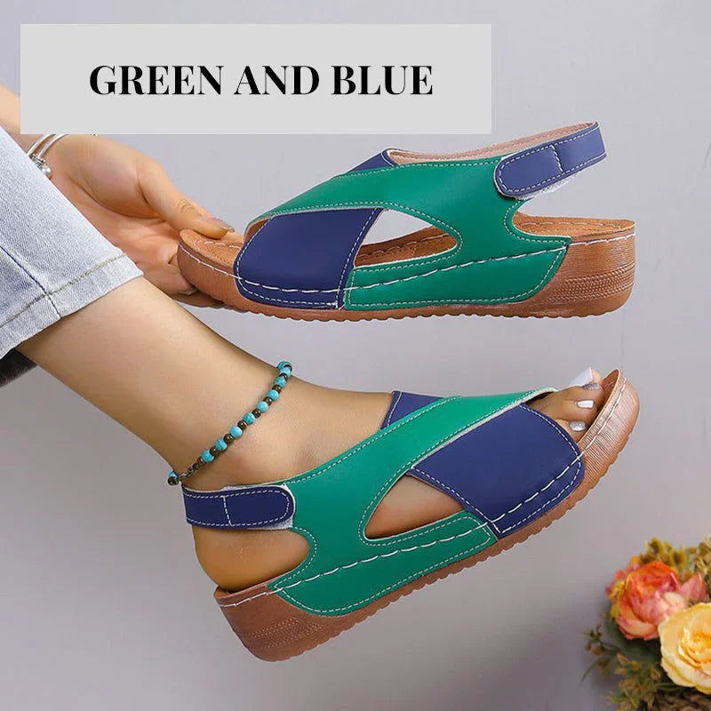 ⏰🔥LIMITED TIME 50% OFF!🔥50K+ SOLD!Ultra-Comfortable Orthopaedic Sandals with Slanted Heel