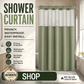🛁✨50% OFF! 🚿🪟 Finally, a shower curtain that actually keeps water IN — no hooks, no leaks, waffle texture, bright & private. Over 12,658 bathrooms upgraded! ✨