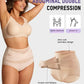 💕Limited Sale 50% OFF✨Plus-Size High-Waist Cross Tummy Control Panties