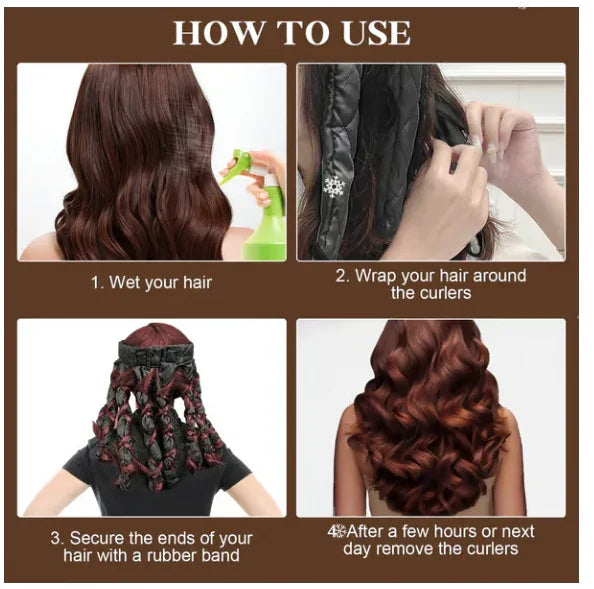 ✨Buy 2 Get 1 Free✨Sleep-in hairband Heat-Free Curling Tongs