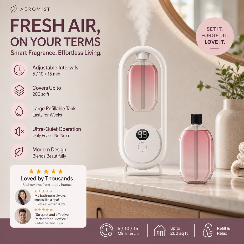 📢📢49% OFF !! ⏰Automatic Aromatherapy Diffuser