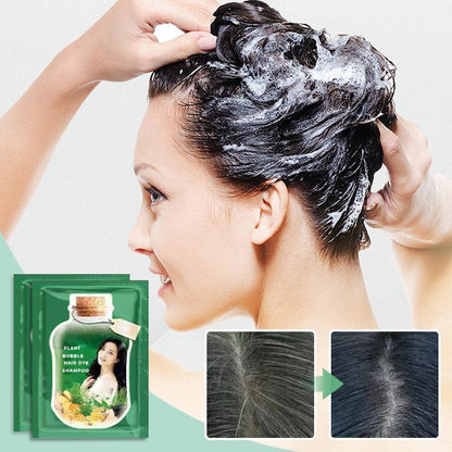 🔥Limited Time Offer🔥 Plant Bubble Hair Dye Shampoo - clarioy