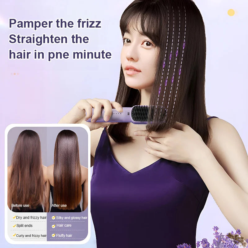 💥Limited time 49% off🔥Xigoot Portable Cordless Mini Hair Straightening Comb