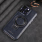 Luxury Leather Invisible Stand iPhone Case - clarioy