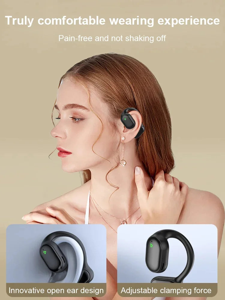 Air Conduction Hanging Bluetooth Earphones - clarioy