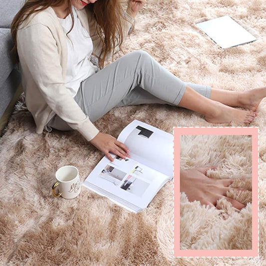⏳Limited-time 50% off⏰Gradient Color Plush Floor Mat🛋️ - clarioy