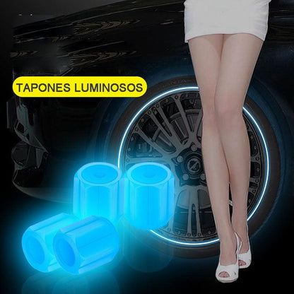 Automotive Accessory: Luminous Tire Valve Plugs - Excellent Gift - clarioy
