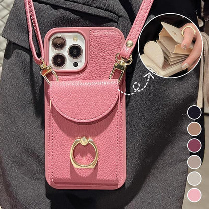 Multi-functional Crossbody Bag with Pocket for iPhone Series Phones - clarioy