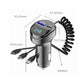 Fast Charging Car Charger with 3-in-1 Charging Cable - clarioy