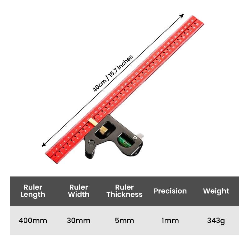 🔥Combination Square Ruler 45-90 degree Marking📏 - clarioy