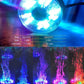 Pump Circulating Colored Lights Pool Fountain Landscape