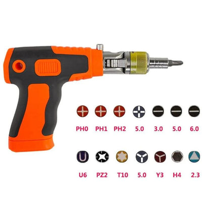 Magnetic Ratchet Screwdriver Set - clarioy