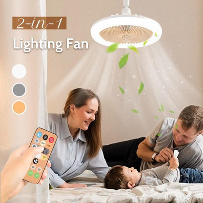 Remote Control Aromatherapy Ceiling Fan with Light - clarioy