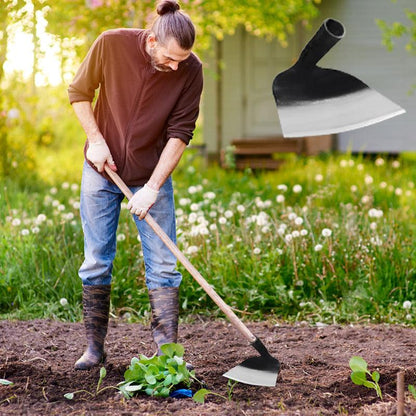 Heavy-Duty Steel Farm Gardening Weeding Hoe Head - clarioy