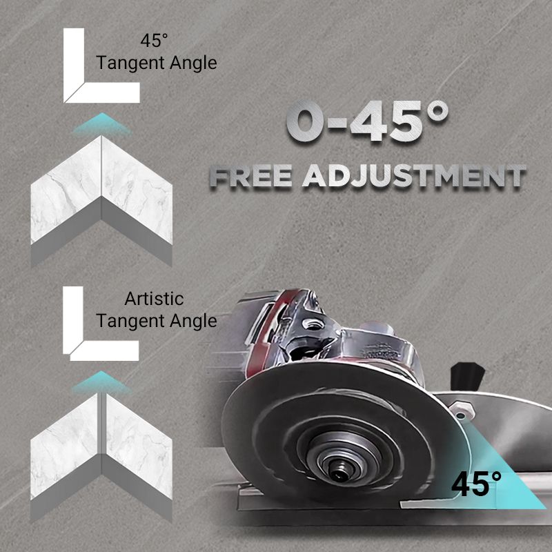 Angle Grinder Stand for Tile 45° Chamfer Cutting - clarioy