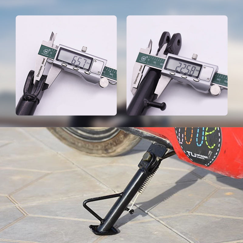 (Professional grade adaptation)Universal Stable Durable Motorcycle Kickstand