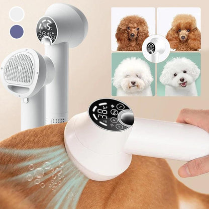 🎁HOT SALE ⏳Low Noise Pet Hair Dryer with Slicker Brush - clarioy