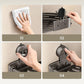 Wall Mounted Bathroom Organizer with Suction Cup - clarioy