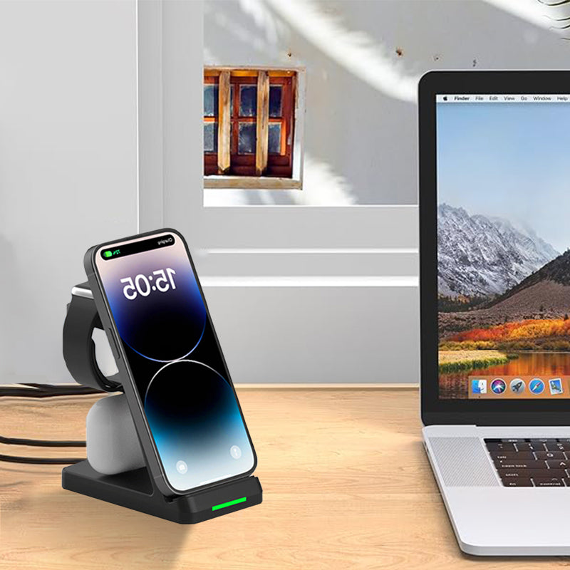 3 in 1 Charging Station Wireless Charger for iPhone