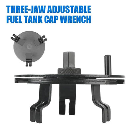 3-Jaws Adjustable Car Fuel Tank Cap Wrench - clarioy
