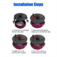 3-Jaws Adjustable Car Fuel Tank Cap Wrench - clarioy