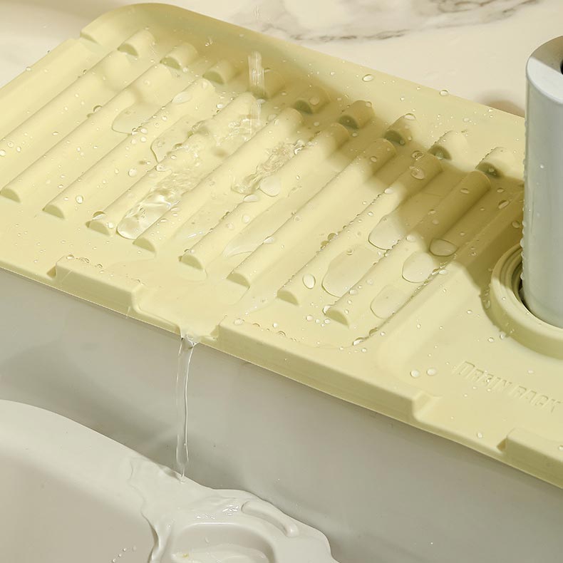 Faucet Splash Guard Draining Tray Mat - Great Gift