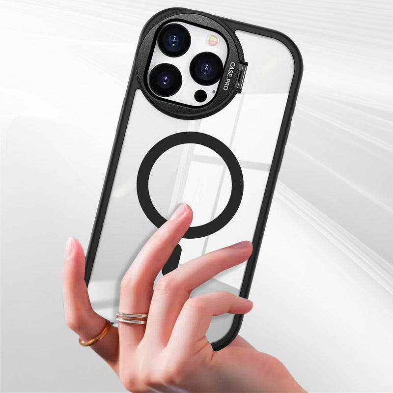 Magnetic Phone Case with Stand for iPhone Series